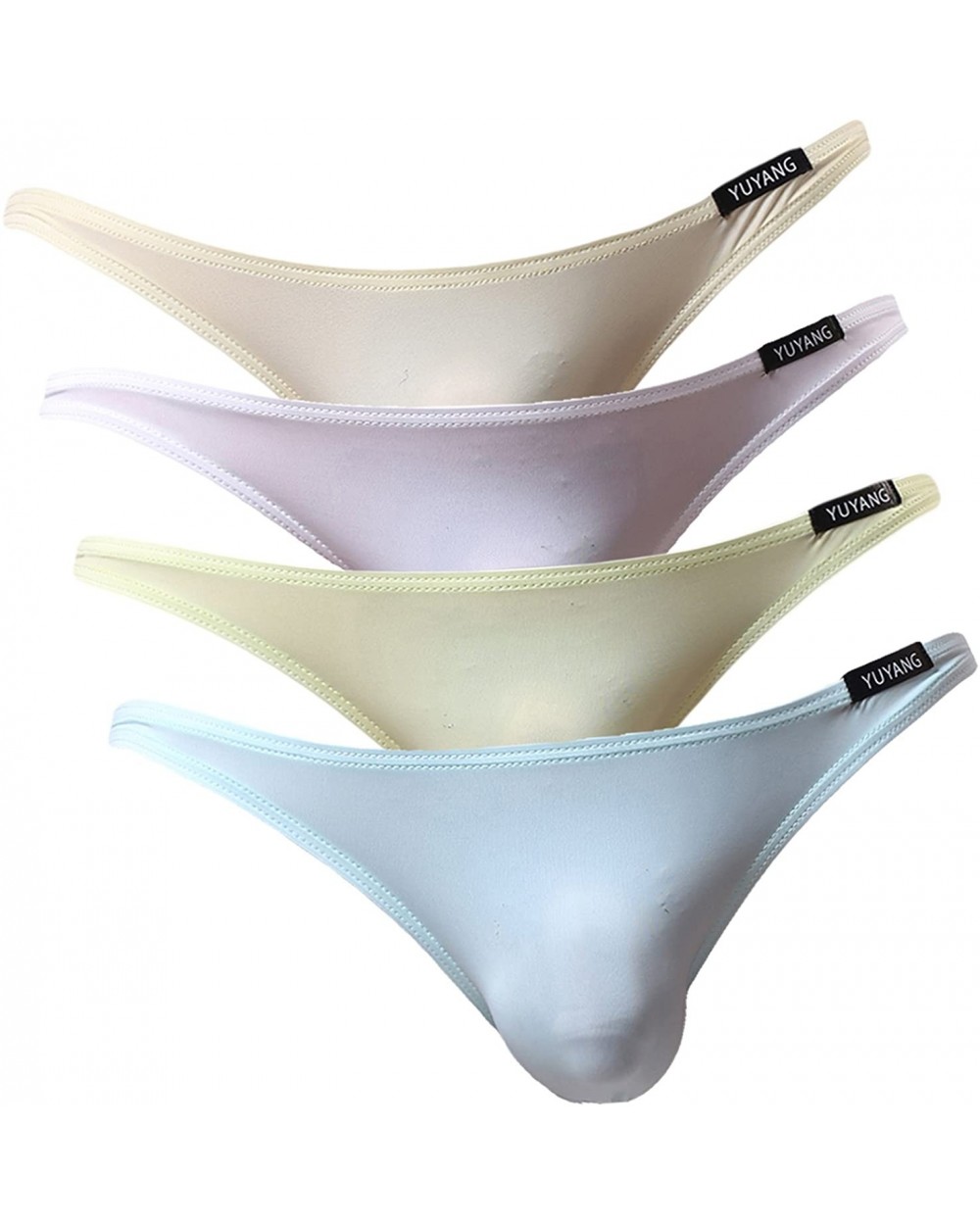 Men's Briefs Soft Waistband Low Rise Underwear - 4 Pack Color 01 - CM18C9CHYDQ $34.32 Briefs