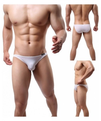 Men's Briefs Soft Waistband Low Rise Underwear - 4 Pack Color 01 - CM18C9CHYDQ $34.32 Briefs