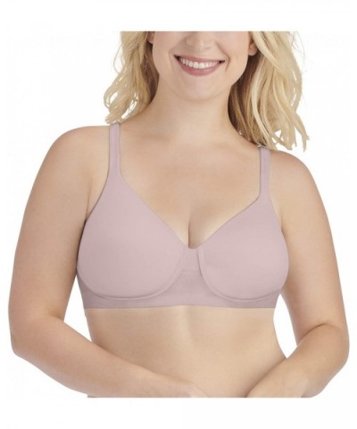 Women's Breathable Luxe Full Figure Wirefree 71265 - Sheer Quartz - C518LZICUXG $37.28 Bras