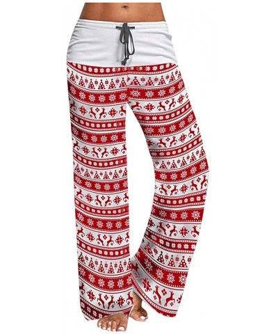 Christmas Pajamas Pants for Women Red Green Polka Dot/Plaids PJs Sleepwear - Christmas-2 - CY19G0AHLW3 $31.24 Sets