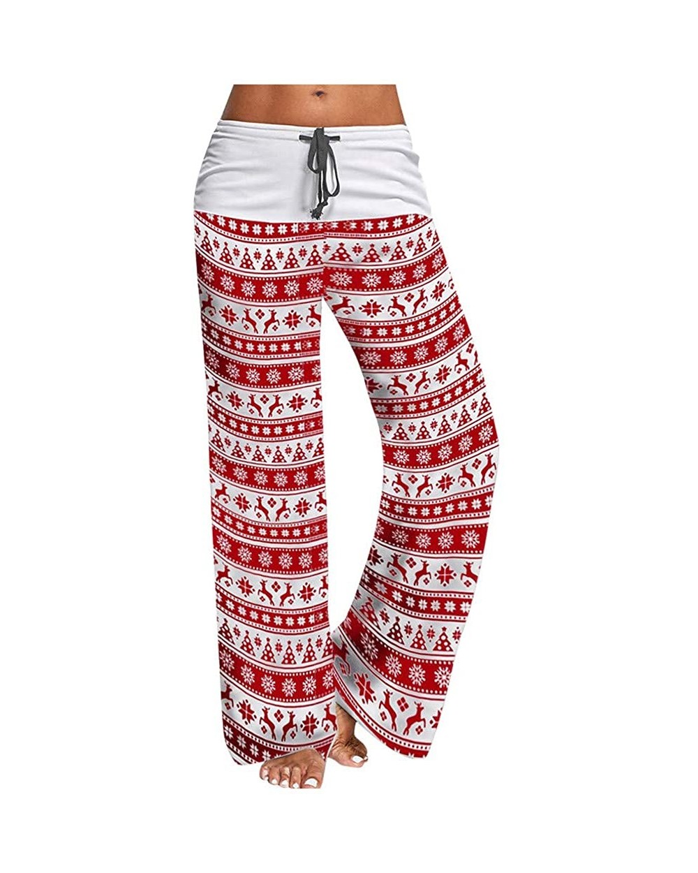 Christmas Pajamas Pants for Women Red Green Polka Dot/Plaids PJs Sleepwear - Christmas-2 - CY19G0AHLW3 $31.24 Sets