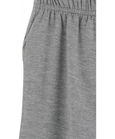 Men's Sleep Shorts Loose Lounge Shorts - Heather Gray - CW12JRXZZEX $30.07 Sleep Bottoms