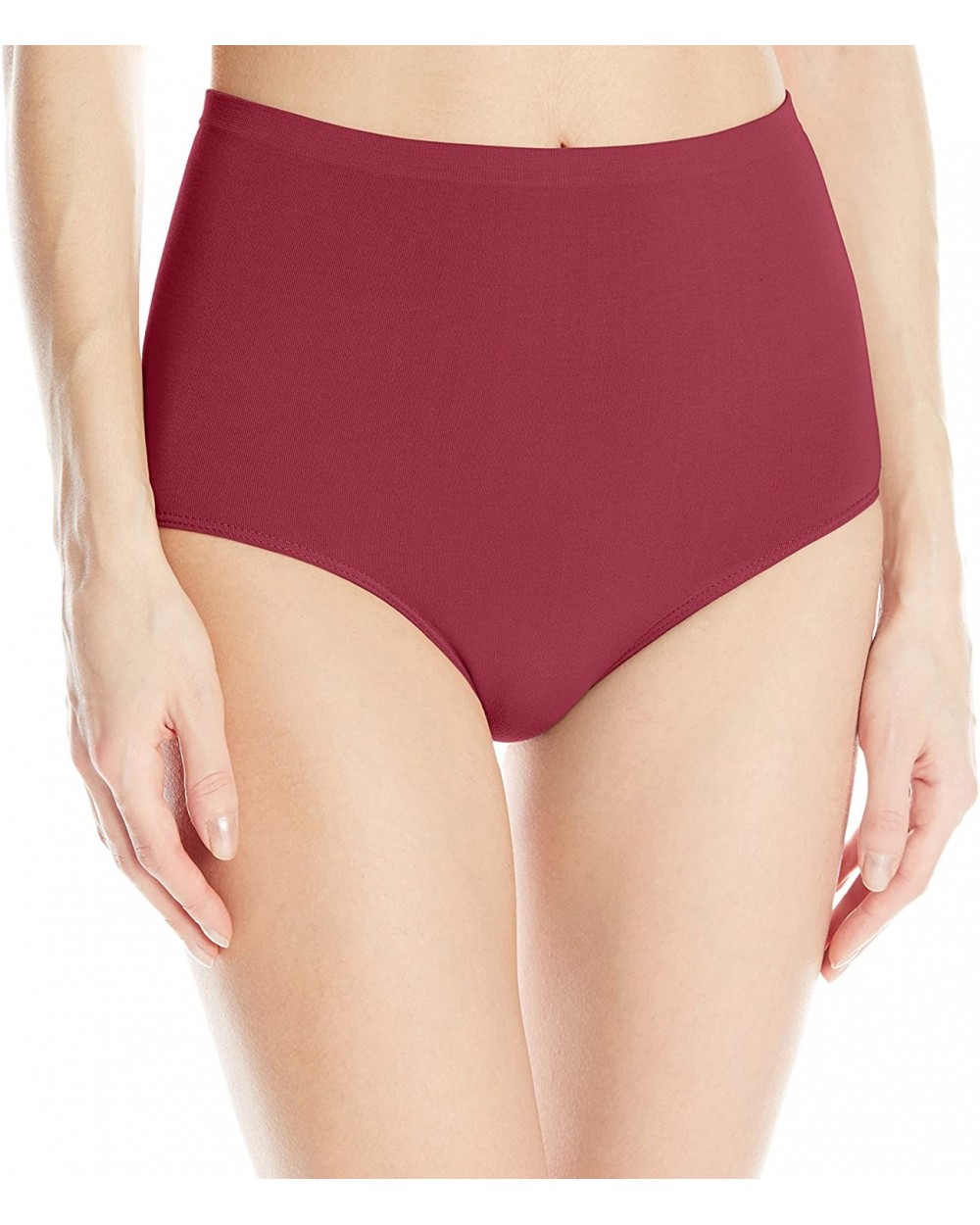 Women's Cotton Blend Seamless Panty - Merlot - CT1257Q6EQR $16.92 Panties