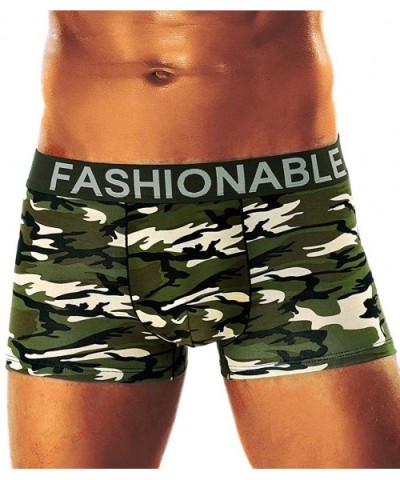 Men's Camouflage Soft Briefs Underpants Knickers Shorts Sexy Underwear Lingerie - C - CN18XH276SG $14.51 G-Strings & Thongs