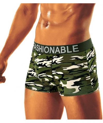 Men's Camouflage Soft Briefs Underpants Knickers Shorts Sexy Underwear Lingerie - C - CN18XH276SG $14.51 G-Strings & Thongs