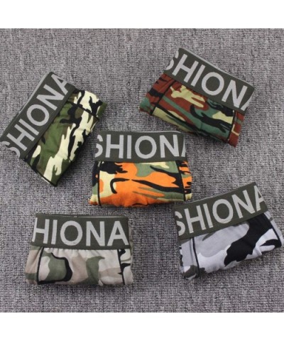 Men's Camouflage Soft Briefs Underpants Knickers Shorts Sexy Underwear Lingerie - C - CN18XH276SG $14.51 G-Strings & Thongs