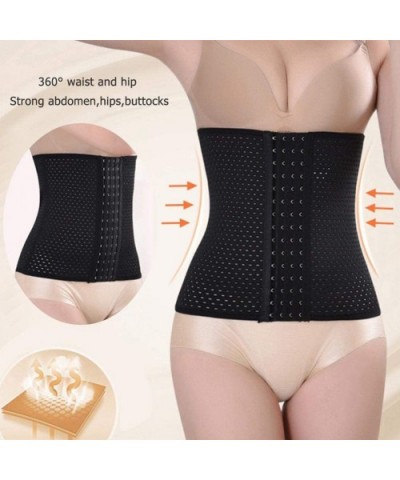 Women's Slimming Belt Body Shaper Girdle Corset Shapewear Gym Waist Control - Black - C01924QN2SH $25.69 Shapewear