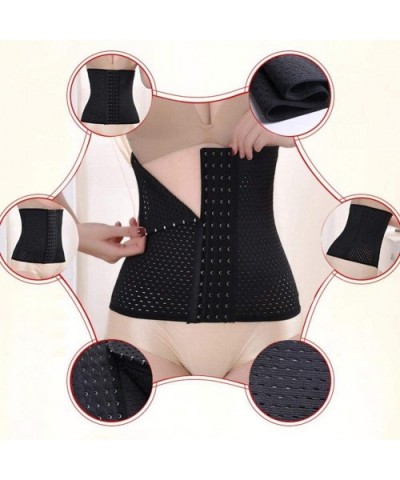 Women's Slimming Belt Body Shaper Girdle Corset Shapewear Gym Waist Control - Black - C01924QN2SH $25.69 Shapewear