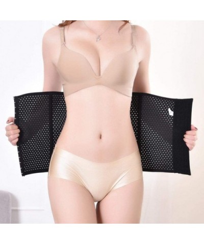 Women's Slimming Belt Body Shaper Girdle Corset Shapewear Gym Waist Control - Black - C01924QN2SH $25.69 Shapewear