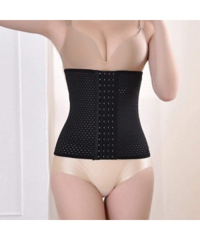 Women's Slimming Belt Body Shaper Girdle Corset Shapewear Gym Waist Control - Black - C01924QN2SH $25.69 Shapewear