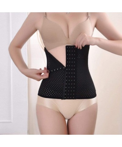 Women's Slimming Belt Body Shaper Girdle Corset Shapewear Gym Waist Control - Black - C01924QN2SH $25.69 Shapewear