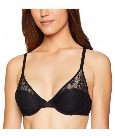 Racy Lace Demi Bra Bra - Black - CB1867R4CSM $58.83 Bras