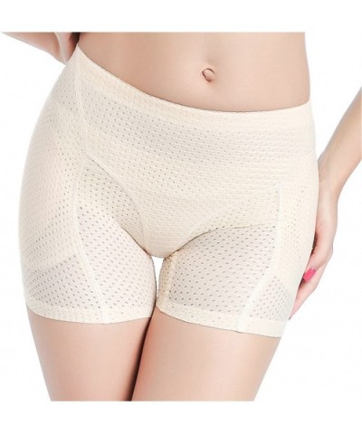 Butt Lifter Hip Enhancer Control Panty Padded Boy Shorts Women's Seamless Body Shpaer - Beige - CB18668GNXD $15.07 Shapewear