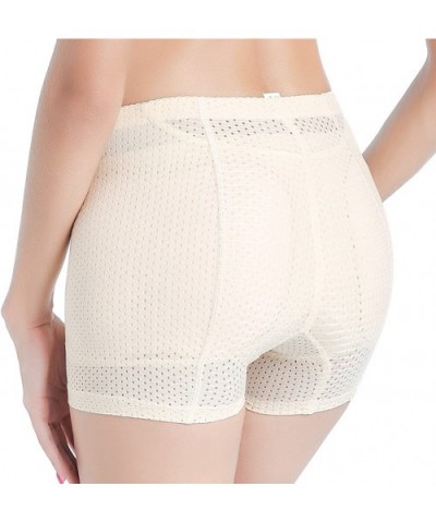 Butt Lifter Hip Enhancer Control Panty Padded Boy Shorts Women's Seamless Body Shpaer - Beige - CB18668GNXD $15.07 Shapewear