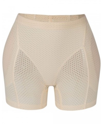 Butt Lifter Hip Enhancer Control Panty Padded Boy Shorts Women's Seamless Body Shpaer - Beige - CB18668GNXD $15.07 Shapewear