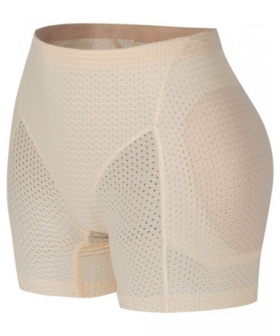 Butt Lifter Hip Enhancer Control Panty Padded Boy Shorts Women's Seamless Body Shpaer - Beige - CB18668GNXD $15.07 Shapewear