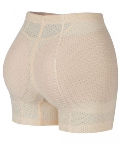 Butt Lifter Hip Enhancer Control Panty Padded Boy Shorts Women's Seamless Body Shpaer - Beige - CB18668GNXD $15.07 Shapewear