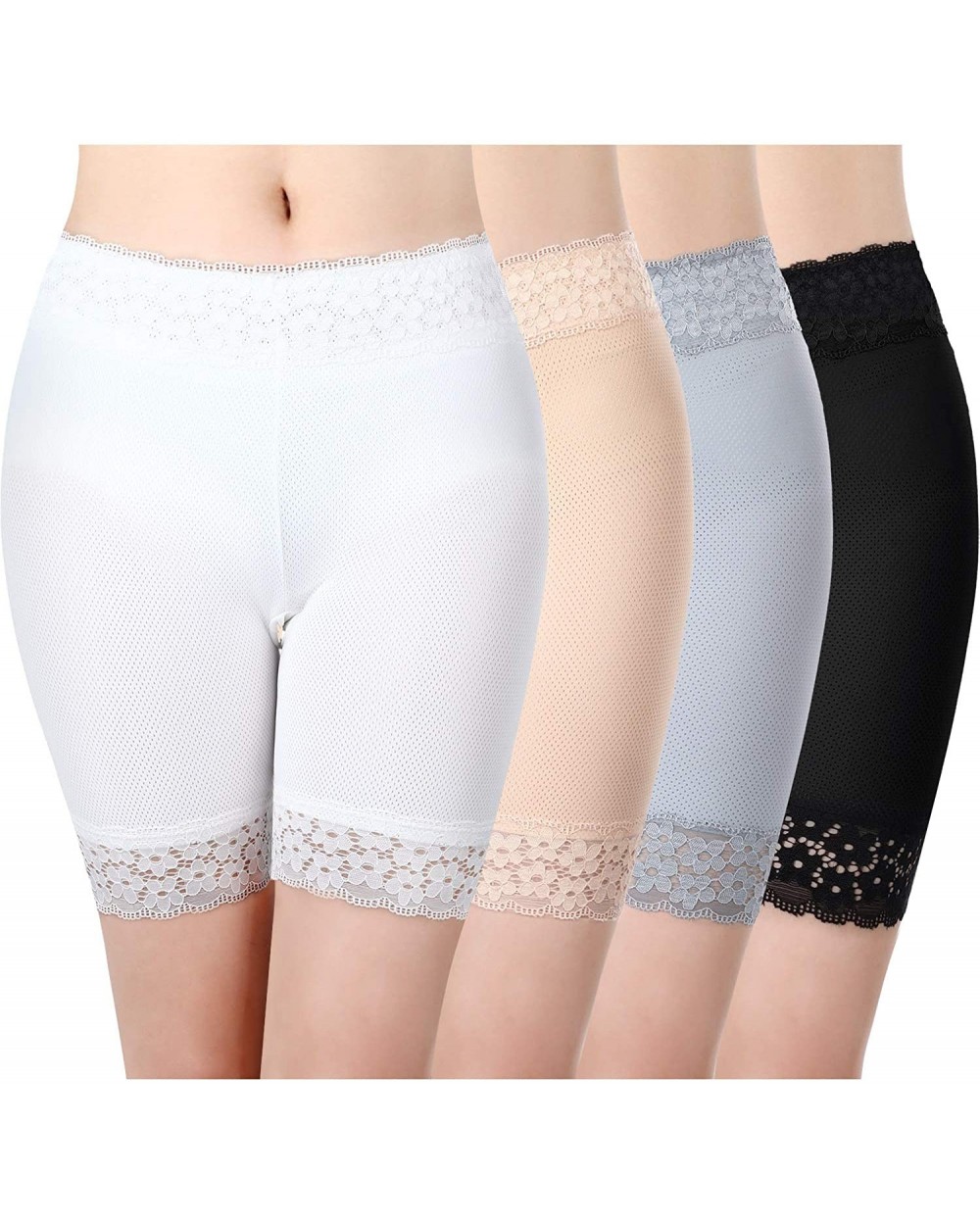 Women Lace Shorts Underwear Yoga Shorts Stretch Safety Leggings Undershorts for Girls - CP18WXKCL8R $34.44 Panties