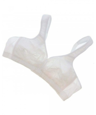 Wild Rose Seamless Wirefree Support Bra A260367 - White - C418ISEMX88 $44.01 Bras