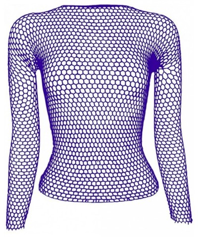 Women Lingerie Bodysuit Bodystockings Long Sleeve Sleepwear Babydoll Dress - Purple - CP18IEIWLR4 $14.13 Baby Dolls & Chemises
