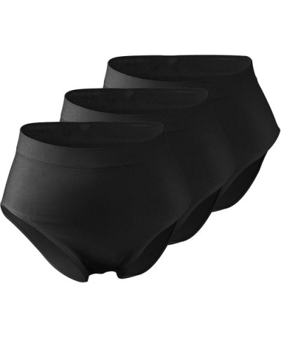 Women's Brief No Pinching Seamless Technology- Pack of 3- Maxi Brief - Black - CP1855N4H4H $31.90 Panties