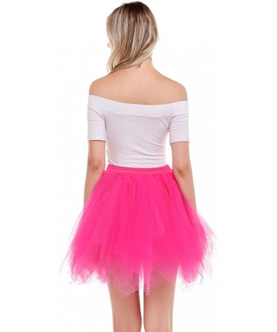 Women's Vintage 1950s Short Tulle Petticoat Ballet Bubble Tutu Puffy Tutu Petticoat Tulle Underskirt - 13 - CM18K3O9LXG $22.0...