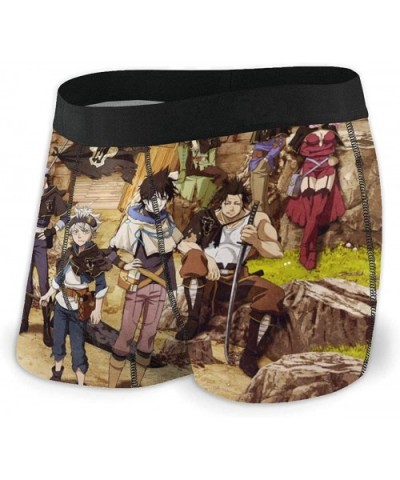 Anime Black Clover Men's Underwear Boxer Brief Underpants - 2 - C9198RDNOH9 $37.41 Boxer Briefs