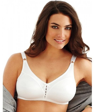 Double Support Wirefree Bra - White - CF182ZDKWY0 $39.59 Bras