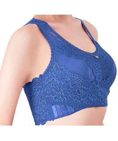 Women Front Cross Straps Bra Wireless Breathable Silk Bra Gentle Bra Curved Bra Gathered Push Up Bra No Bulging No Sagging - ...