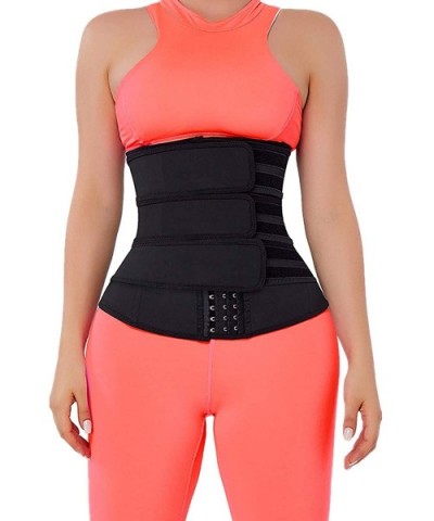 Women Waist Trainer Weight Loss Corset Trimmer Waist Cincher Shaper Slimming Sport Girldle - Black 1 - CN19CIY524Z $70.01 Sha...