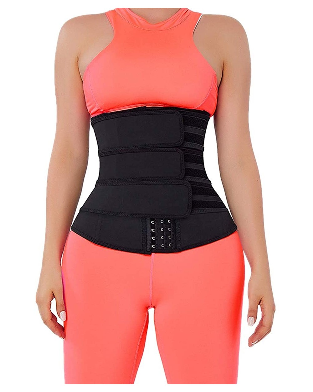 Women Waist Trainer Weight Loss Corset Trimmer Waist Cincher Shaper Slimming Sport Girldle - Black 1 - CN19CIY524Z $70.01 Sha...