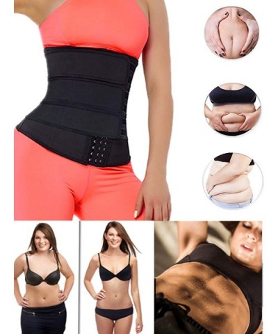 Women Waist Trainer Weight Loss Corset Trimmer Waist Cincher Shaper Slimming Sport Girldle - Black 1 - CN19CIY524Z $70.01 Sha...