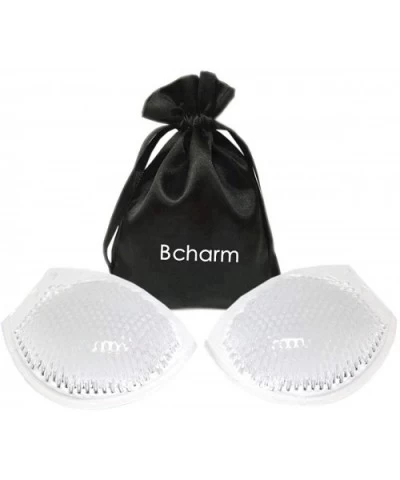 Breathable Lightweight Perforated Silicone Bra Insert Breast Enhancer Push Up Pads - CY197HIKXR5 $21.26 Accessories