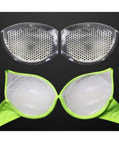 Breathable Lightweight Perforated Silicone Bra Insert Breast Enhancer Push Up Pads - CY197HIKXR5 $21.26 Accessories