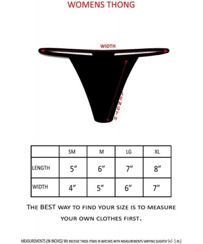 Women's Funny Sexy Thong Eat The Front- F The Back Lingerie Panties - Black - CA12MZDAZ5X $23.17 Panties