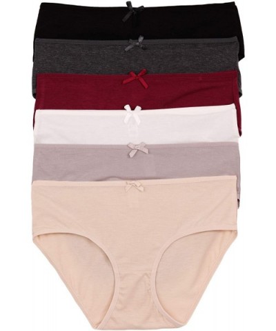 Bikini Style Cotton Panties Assorted Styles and Colors (Pack of 12) - 16 - CX18H5NO7TH $36.88 Panties