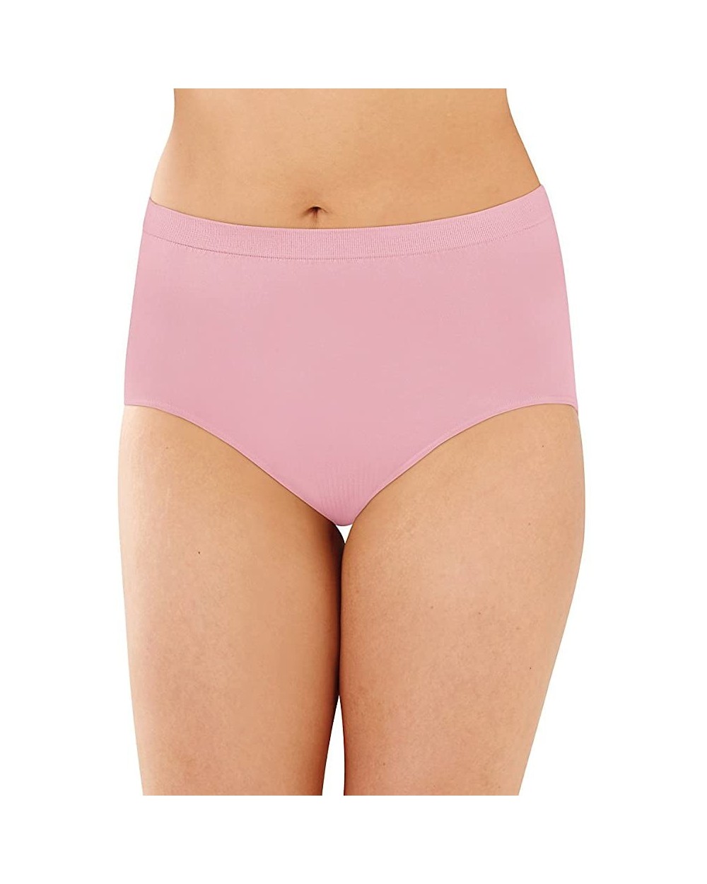 Women's Comfort Revolution Seamless Brief - Pink Sands - CC182E0ODLS $17.99 Panties