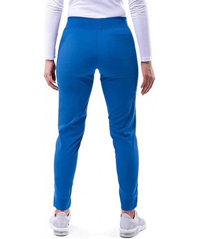 Women Skinny Pocket Pants High Waist Stretch Slim Pencil Trousers Lady Solid Sport Casual Pants Blue - C6199HQDRDZ $36.93 Acc...