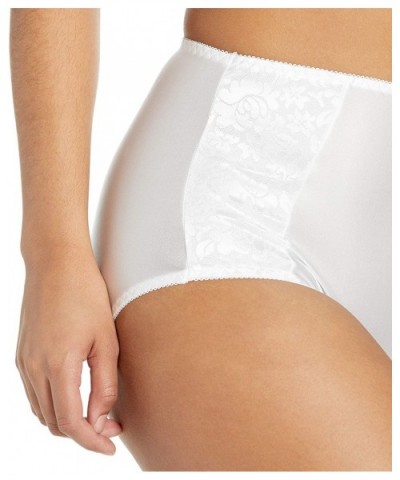 Women's Essentials Double Support Brief - White for Daywear - CH182M76U48 $13.57 Panties