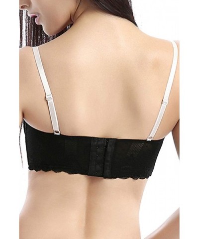 Women's Lace Bra - Black - CI12C20ZL9R $23.94 Bras