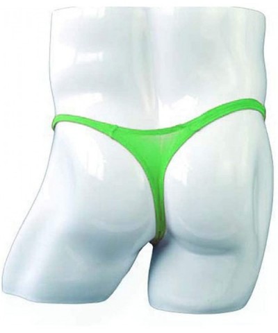 Men Sexy Brief G-String T-Back Micro Thong Underwear Shorts Underpants Soft Panties - Green - C71902YNRS5 $12.83 G-Strings & ...