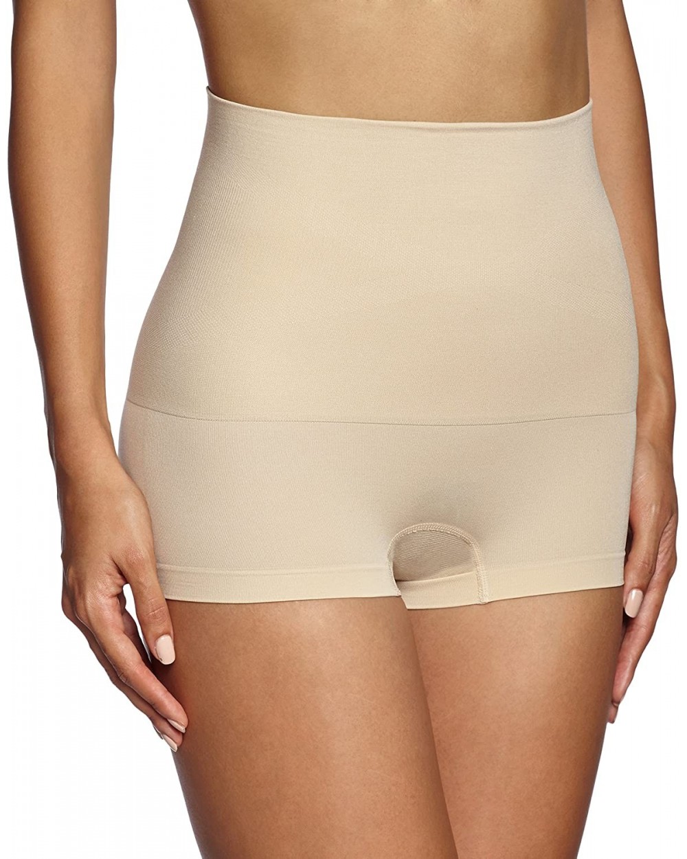 Maidenform Women's Shapewear Seamless Hi-Waist Boyshort - Latte Lift - C011BXNRLZH $29.94 Shapewear