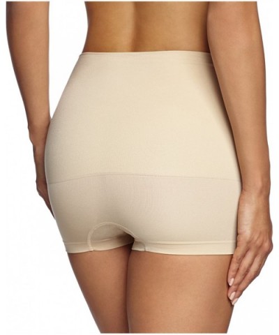 Maidenform Women's Shapewear Seamless Hi-Waist Boyshort - Latte Lift - C011BXNRLZH $29.94 Shapewear