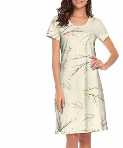 Women's Eritrea Flag Nightgown Short Sleeve Sleepshirts Dress - White-102 - C018ANE8EC9 $43.27 Nightgowns & Sleepshirts