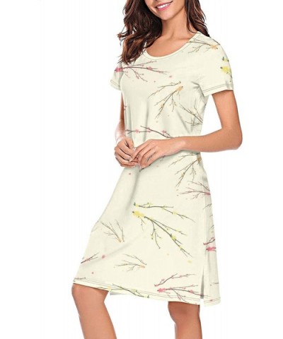 Women's Eritrea Flag Nightgown Short Sleeve Sleepshirts Dress - White-102 - C018ANE8EC9 $43.27 Nightgowns & Sleepshirts