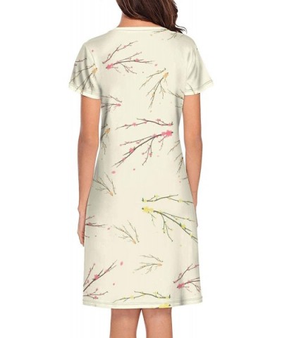 Women's Eritrea Flag Nightgown Short Sleeve Sleepshirts Dress - White-102 - C018ANE8EC9 $43.27 Nightgowns & Sleepshirts