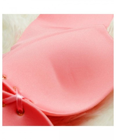 Two Cup Bra One Piece Seemless Wireless Brassiere for Women Soft Pad Bra Black - Pink - CV18CY85SID $20.31 Bras