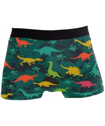 Shark Otter Frog Mens Boxer Briefs Underwear Breathable Stretch Boxer Trunk with Pouch - Dinosaur - CM18MH7KU8N $22.69 Boxer ...