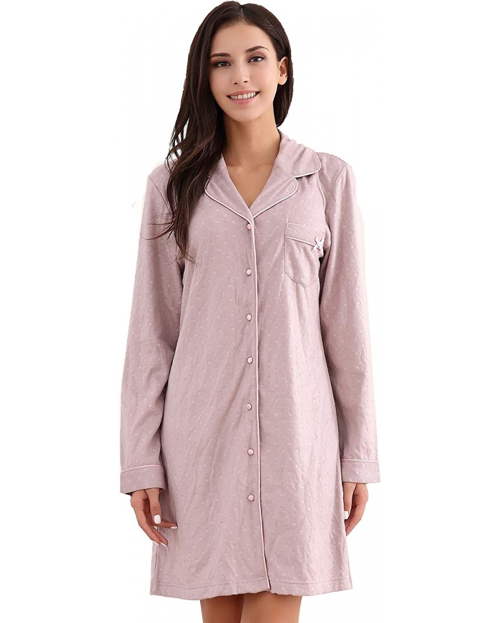 Women's Soft and Warm Fleece Two-Piece Set Size RHW2773 - (Rhw2761) Nude Only One Piece - CG17YK04O46 $21.65 Robes