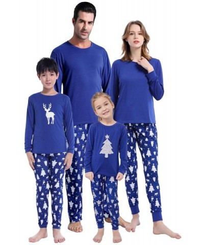 Matching Family Christmas Pajamas Set Soft Cotton Clothes Sleepwear - Christmas Tree - CS18KOOZGZ9 $25.74 Sleep Sets